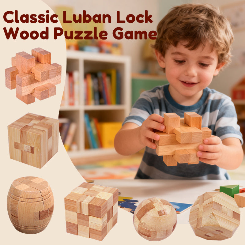Puzzle classique en bois Luban Lock
