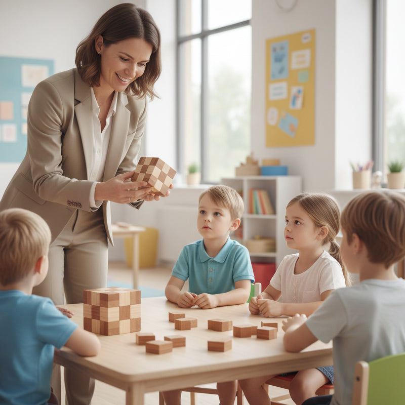 Klassisches Luban-Holzpuzzle