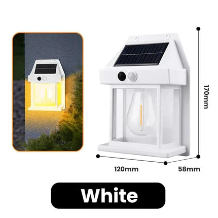 Applique murale solaire dtecteur de mouvement en tungstne