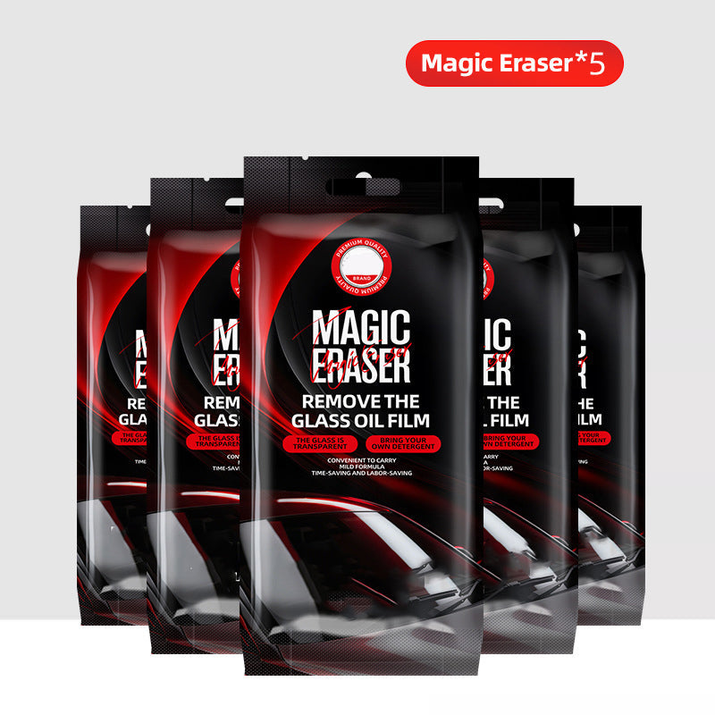 Ponge Magique pour Vitres de Voiture limine en un seul geste films dhuile et traces deau Meilleure visibilit la nuit, formule douce pH 7