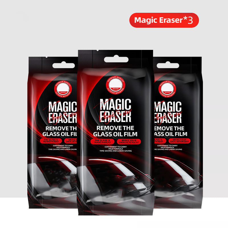Ponge Magique pour Vitres de Voiture limine en un seul geste films dhuile et traces deau Meilleure visibilit la nuit, formule douce pH 7