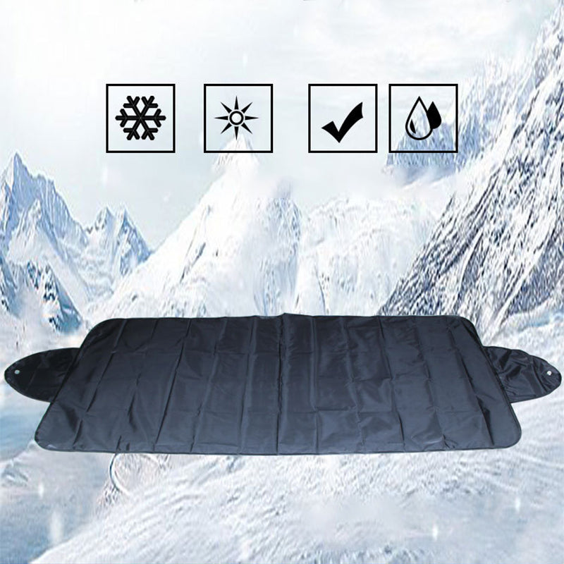 Housse pour vitres de voiture avec ventouses