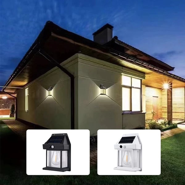 Applique murale solaire dtecteur de mouvement en tungstne