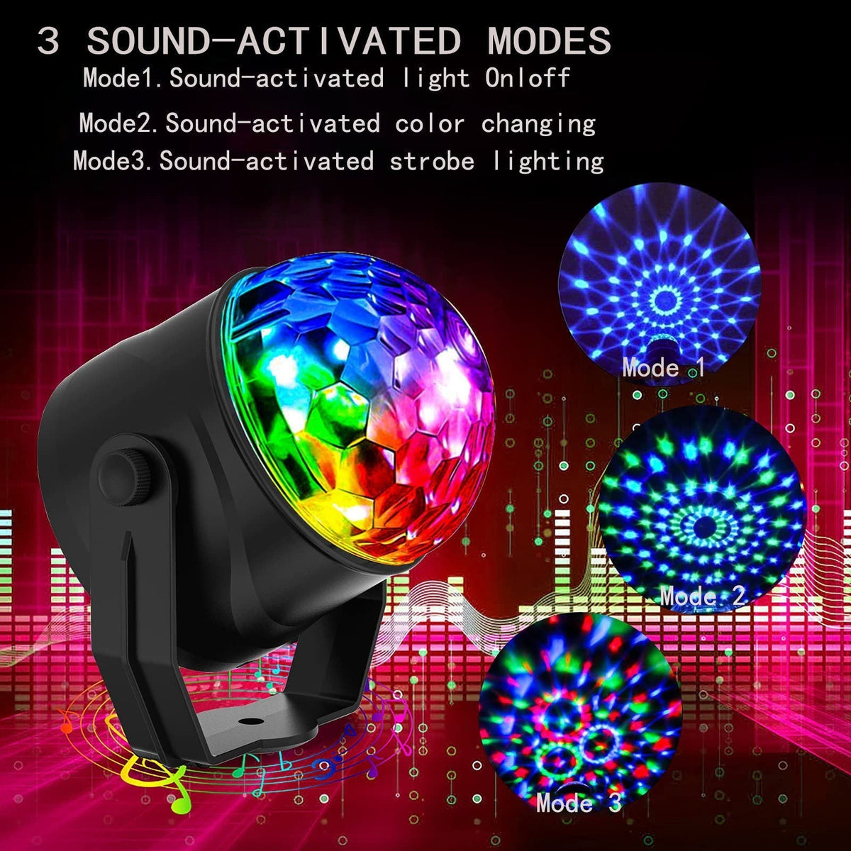 Boule Disco Magique Lumineuse Tournoyante