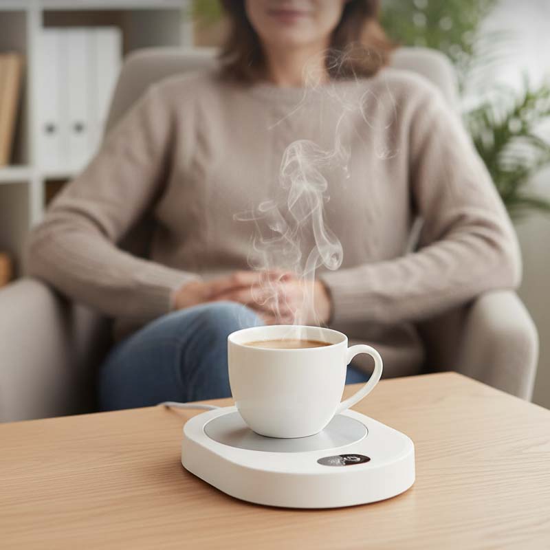 Sous-verre chauffant USB intelligent