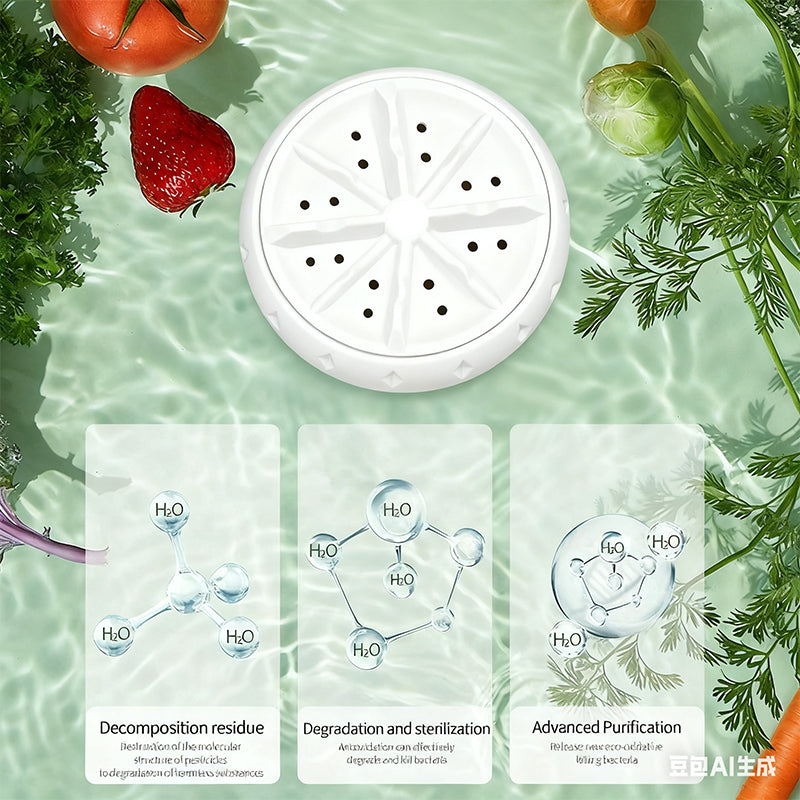 Lave-fruits et lgumes portable et efficace