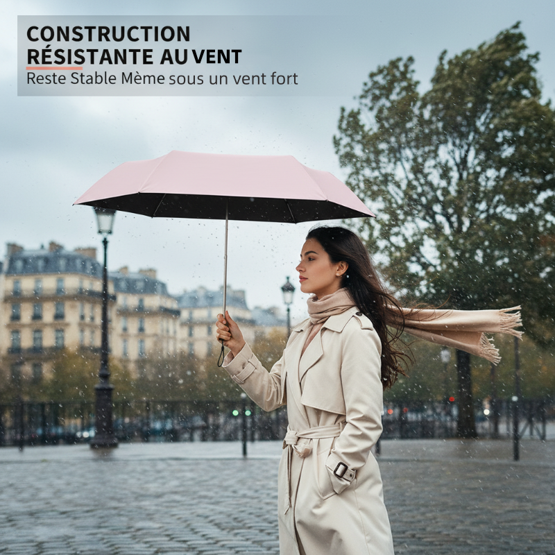 Black Friday & No?l Mini Parapluie Lger Soleil & Pluie avec Protection UV