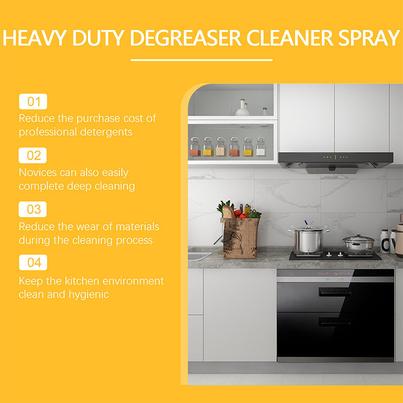 ACHETEZ 2, OBTENEZ 1 GRATUIT Spray Dgraissant Puissant pour Cuisine Nettoyage Rapide, Sans Toxines & Multi-Surfaces