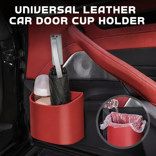 + 0 % sur le porte-gobelet en cuir pour portire auto. Large ouverture: accs facile aux boissons et au tlphone. Fixation par clip, maintien scuris. Cuir PU rsistant et lgant.