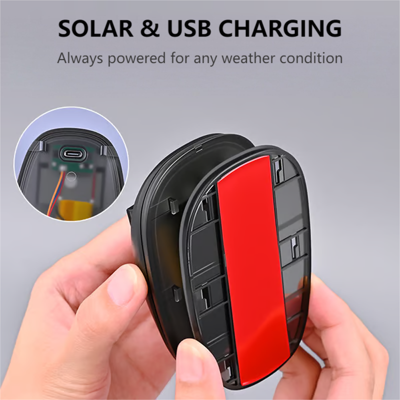 Vente chaude Lampe solaire tanche pour voiture avec tlcommande