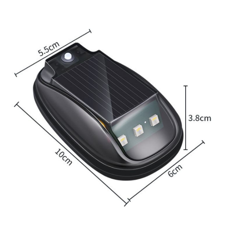 Vente chaude Lampe solaire tanche pour voiture avec tlcommande