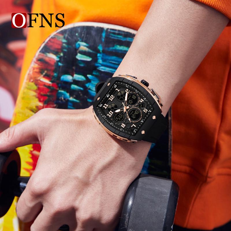 Dcouvrez No?l 50 % DE RDUCTION Montre automatique numrique lumineuse et sportive pour homme