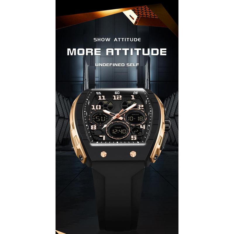 Dcouvrez No?l 50 % DE RDUCTION Montre automatique numrique lumineuse et sportive pour homme