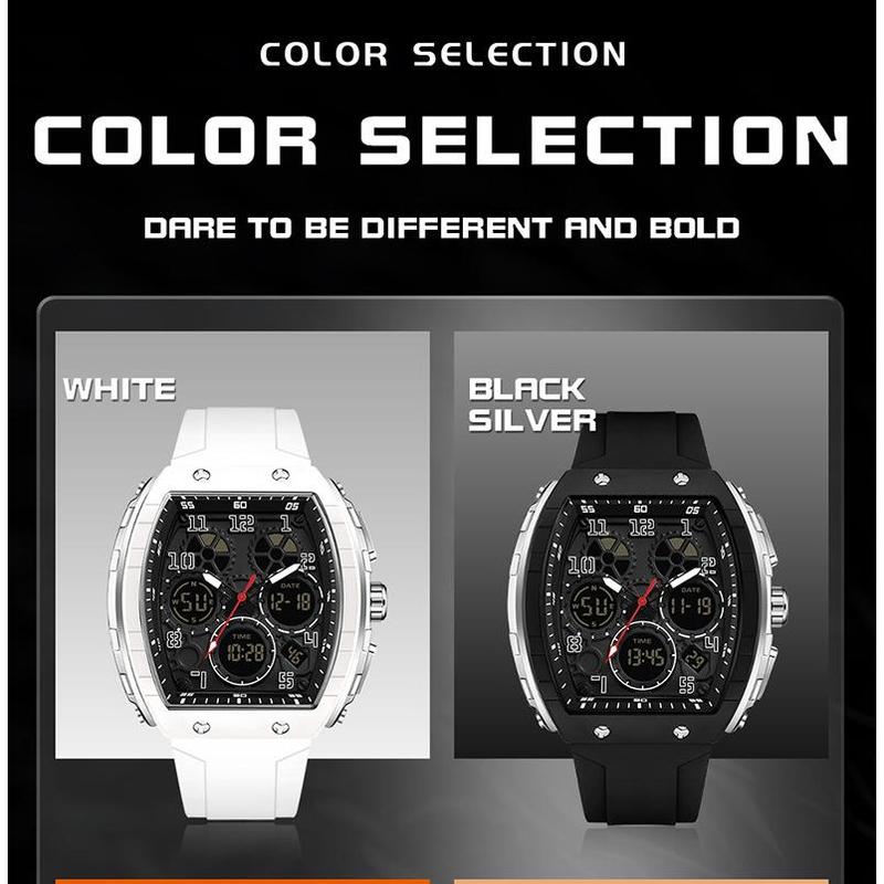 Dcouvrez No?l 50 % DE RDUCTION Montre automatique numrique lumineuse et sportive pour homme