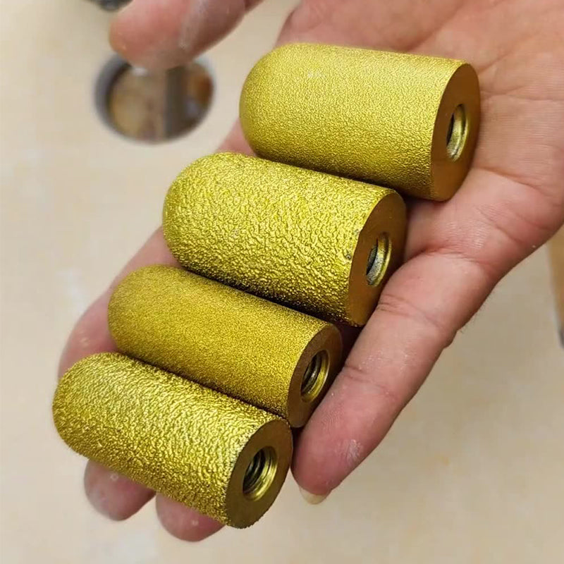 Tte de meulage ronde brase sous vide, abrasive