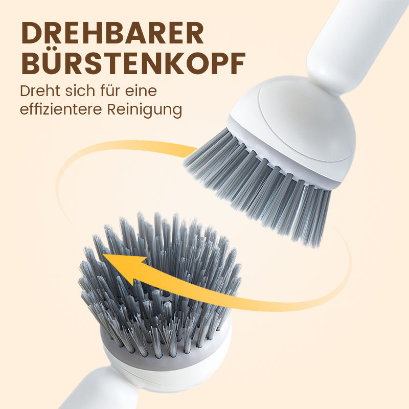 ACHETEZ 2, OFFERT 1 Brosse de nettoyage rotative avec long manche pour la vaisselle et les casseroles