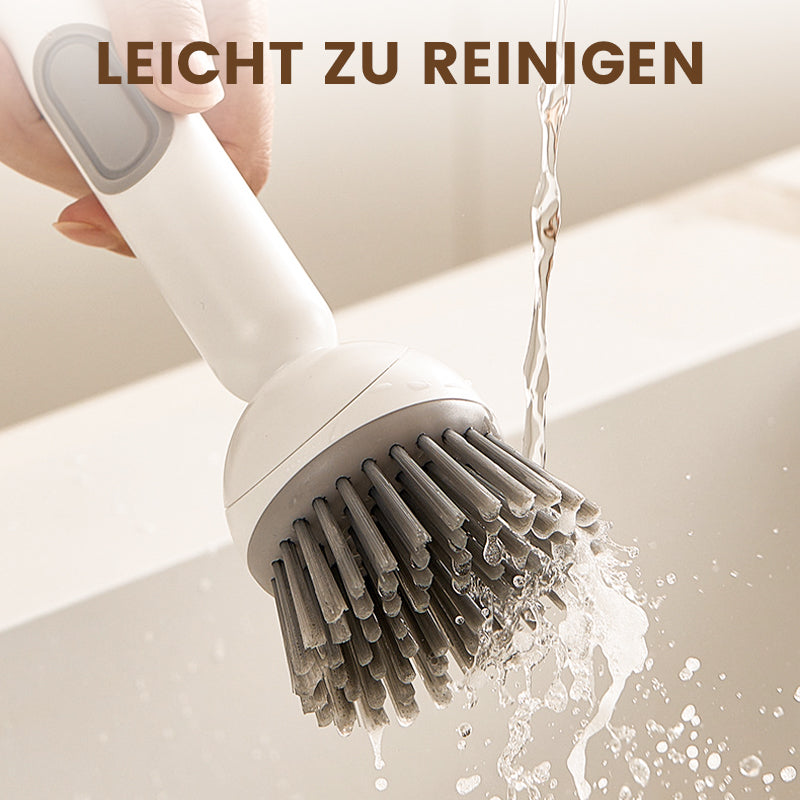 ACHETEZ 2, OFFERT 1 Brosse de nettoyage rotative avec long manche pour la vaisselle et les casseroles