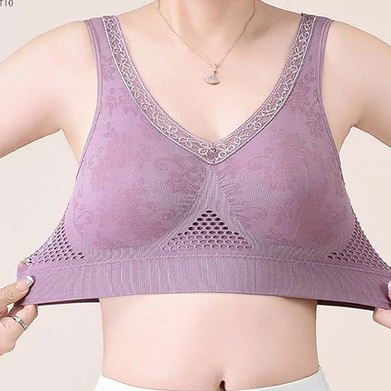 Spezieller befristeter Sonderpreis: Bügelloser Spitzen-BH mit Push-up-Effekt für Damen