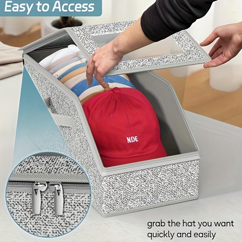 DE RDUCTION Bo?tes Empilables pour Casquettes Transparentes, Modulables & Gain de Place
