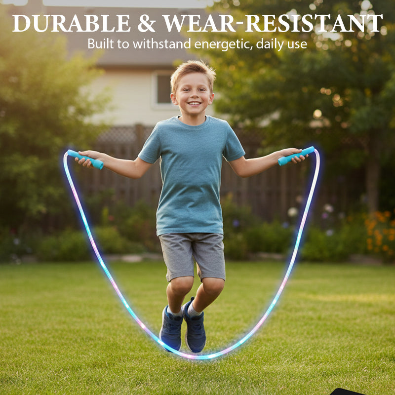 Corde sauter lumineuse LED pour enfants