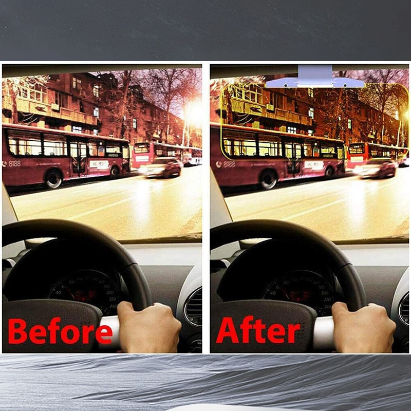 Pare-soleil anti-blouissement pour voiture, jour et nuit