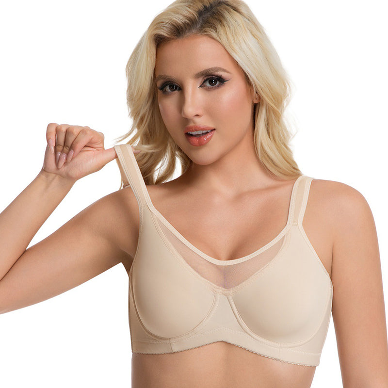 DE RDUCTION Soutien-gorge lgant et transparent couverture intgrale pour femmes rondes