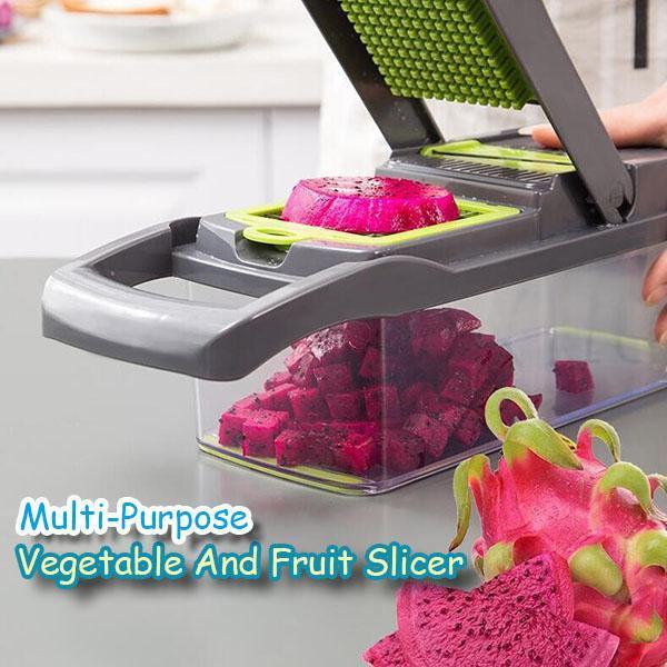 Coupe-lgumes multifonction lames en acier inoxydable, facile nettoyer, plusieurs modes de cuisson