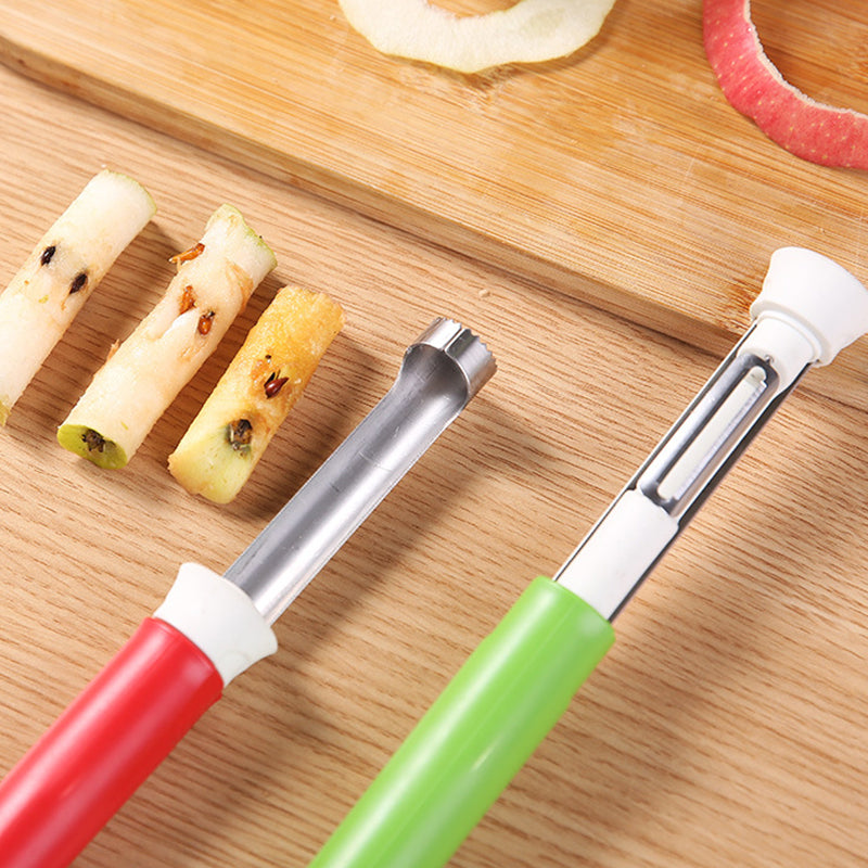 Outil 2-en-1 Cuisine Acier Inoxydable & Poigne Ergonomique