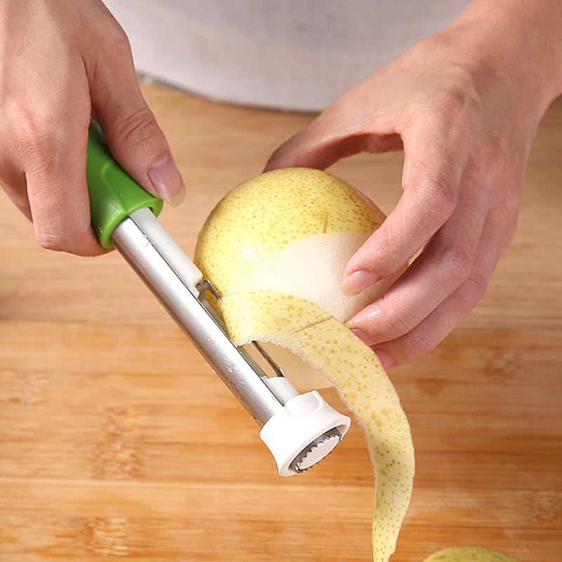 Outil 2-en-1 Cuisine Acier Inoxydable & Poigne Ergonomique