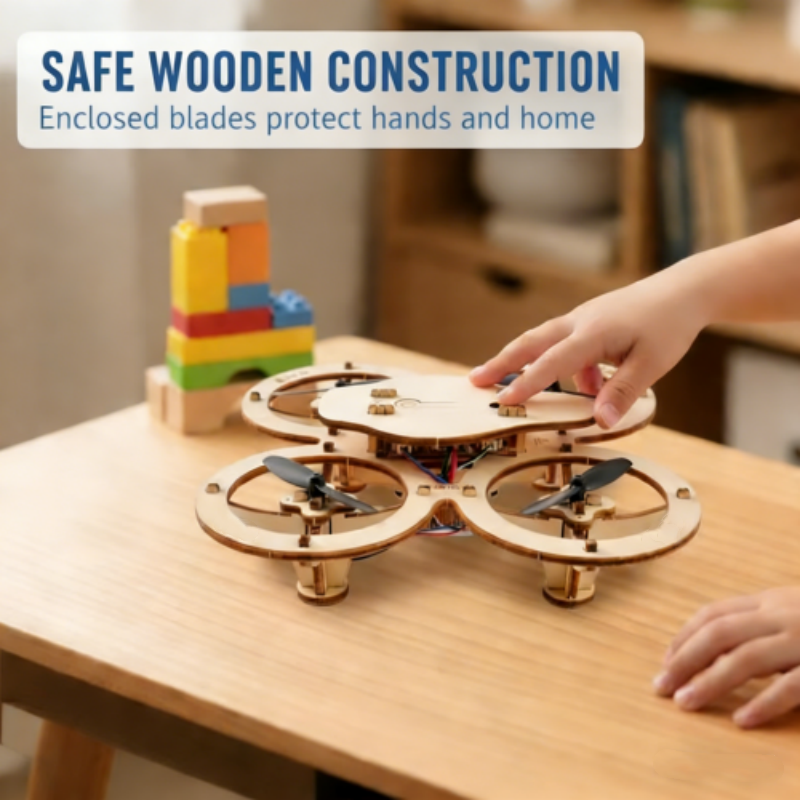 Kit de construction de drone en bois monter soi-mme pour enfants