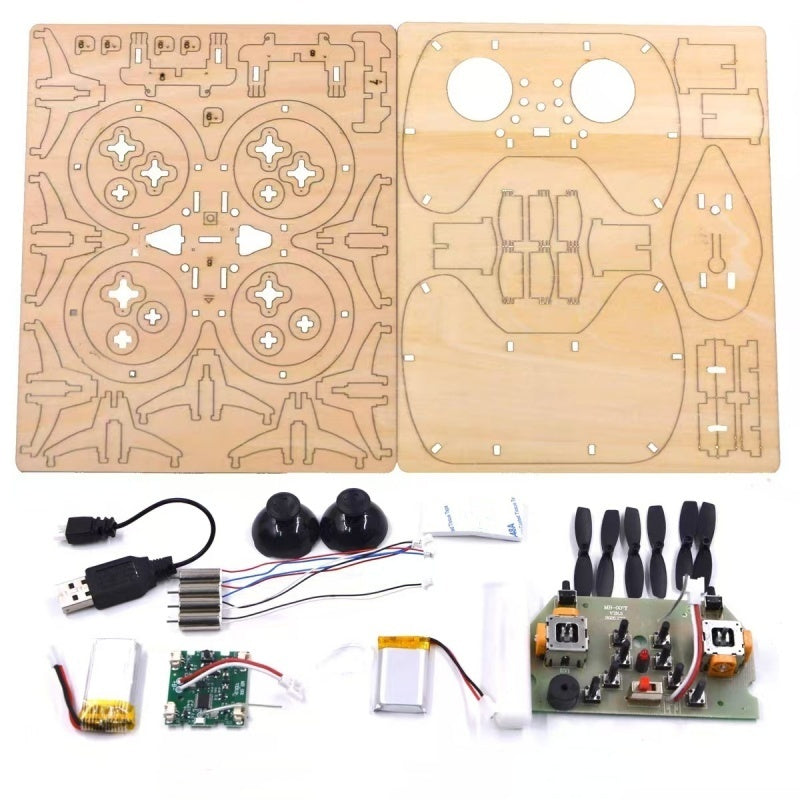 Kit de construction de drone en bois monter soi-mme pour enfants
