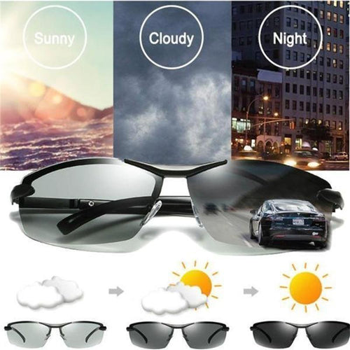 2026 Lunettes de soleil photochromiques avec verres polariss antireflets (50 % de rduction)
