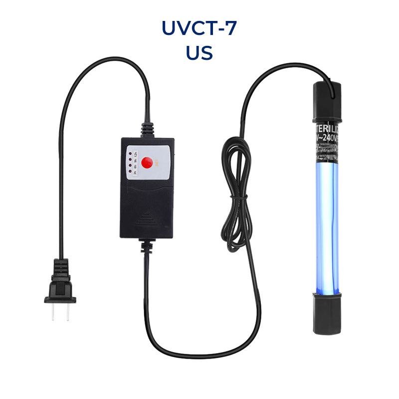 Lampe strilisante UV submersible avec minuterie pour aquariums