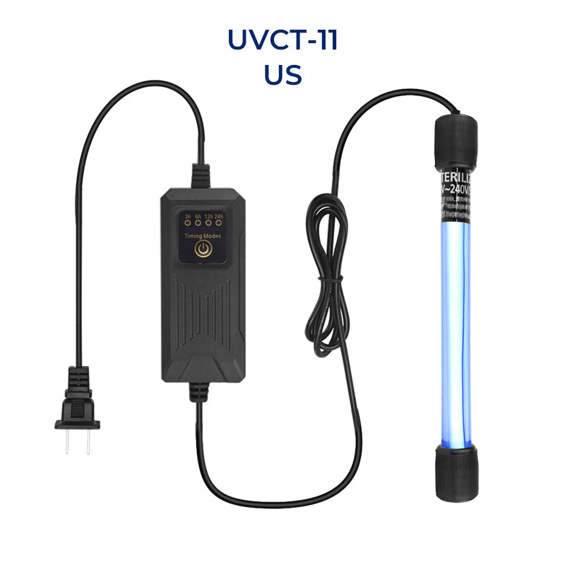 Lampe strilisante UV submersible avec minuterie pour aquariums