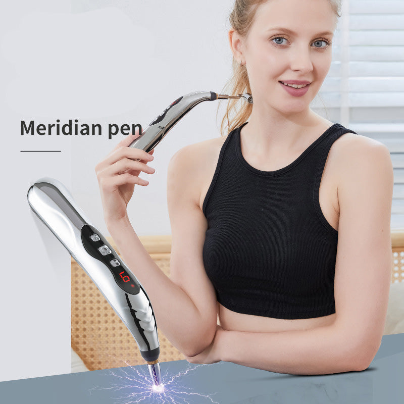 Wiederaufladbarer elektronischer Meridian-Stift gegen Muskelschmerzen