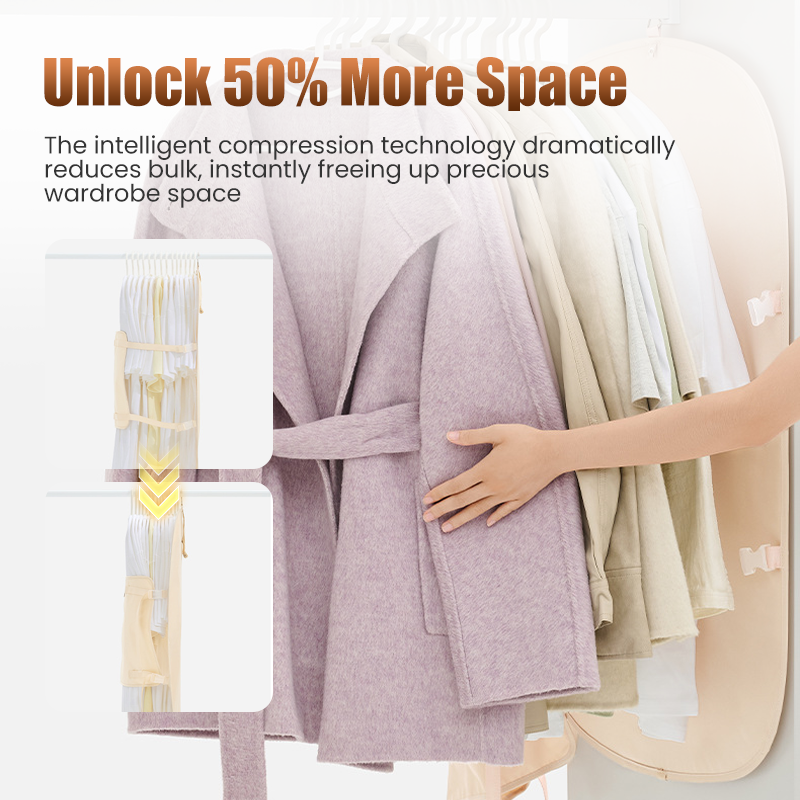 Sac de rangement anti-poussire Housse de protection anti-poussire compression pour vtements, placer dans les armoires