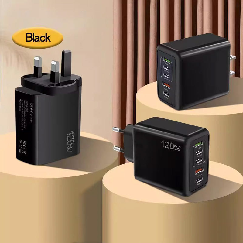 Chargeur rapide 120W avec 5 ports