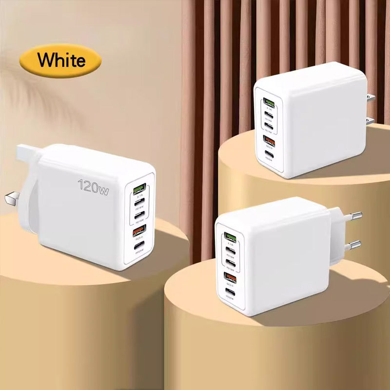 Chargeur rapide 120W avec 5 ports