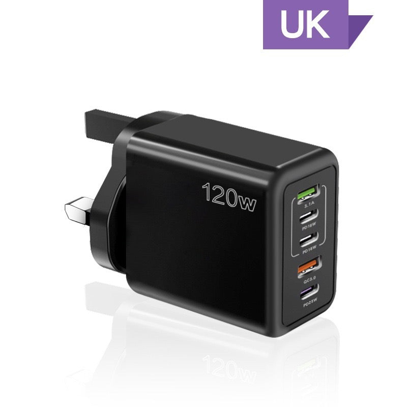 Chargeur rapide 120W avec 5 ports
