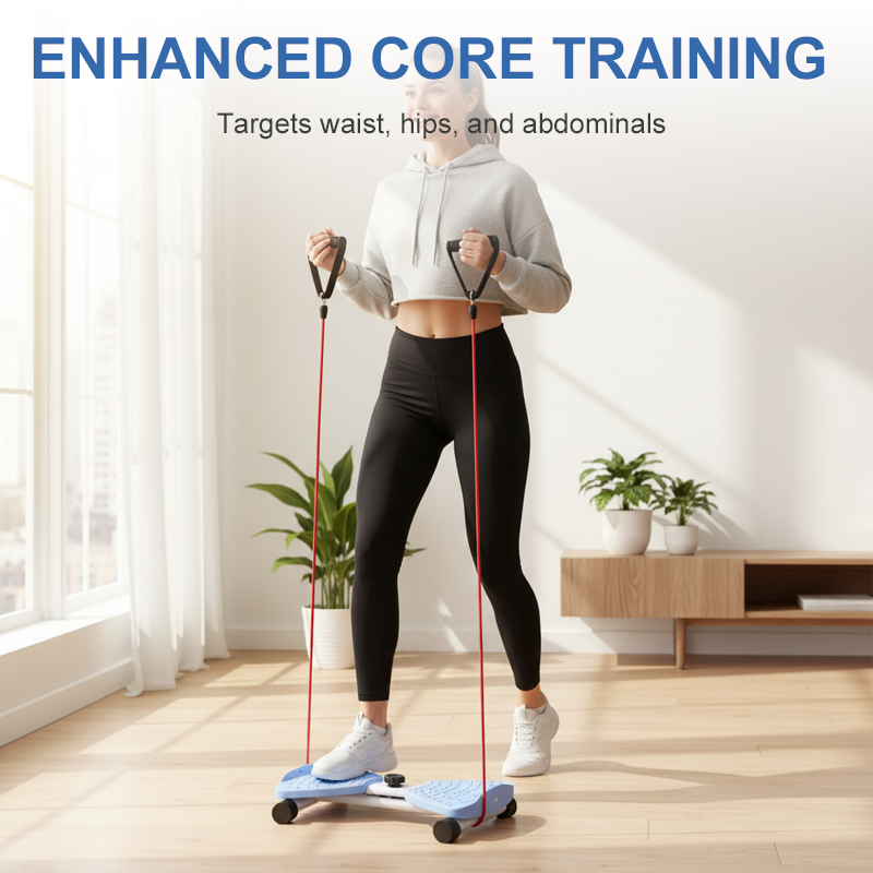 DE REDUCTION Cardio Stepper Kompakt mit Hüft-Twist Ganzkörpertraining & Home, bis 120 kg
