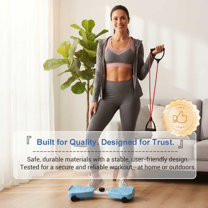 DE REDUCTION Cardio Stepper Kompakt mit Hüft-Twist Ganzkörpertraining & Home, bis 120 kg