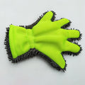 Fünffinger-Waschhandschuh, beidseitig verwendbar