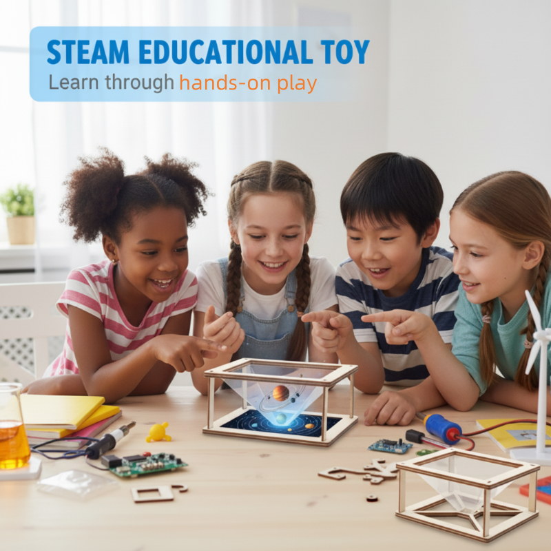 Kit de projecteur holographique 3D monter soi-mme pour enfants