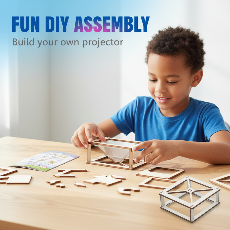 Kit de projecteur holographique 3D monter soi-mme pour enfants