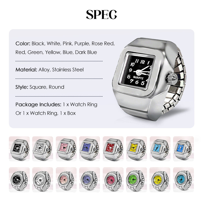 Bague montre en alliage