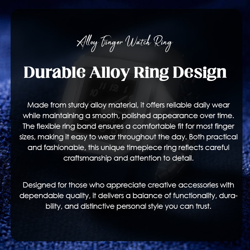 Bague montre en alliage