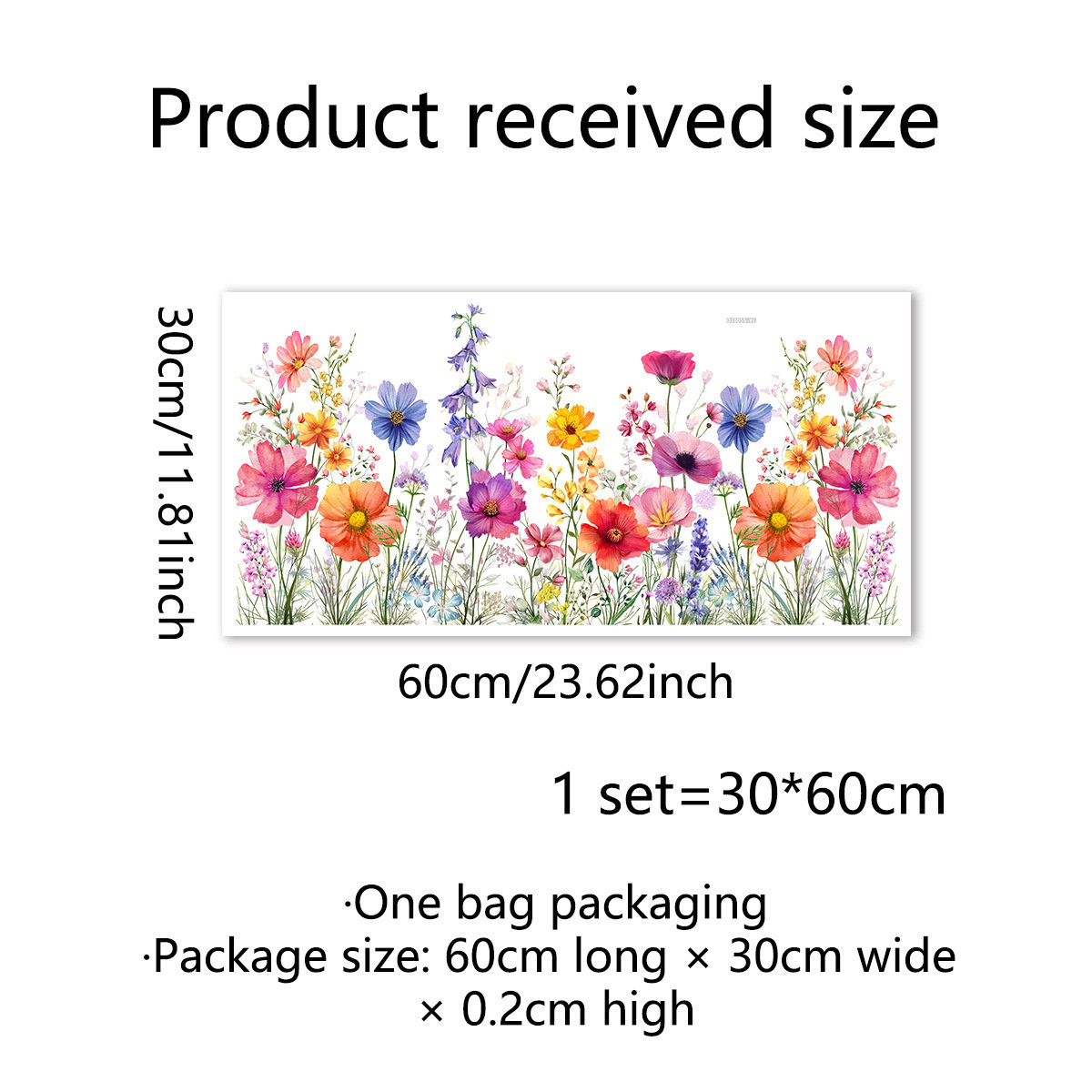DE 50 % DE RDUCTION Autocollant pour fentre bouquet floral color