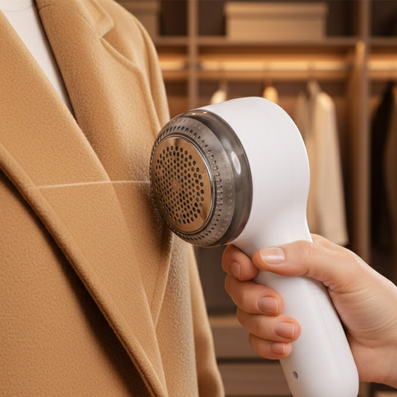 Appareil lectrique portable pour enlever les peluches des vtements