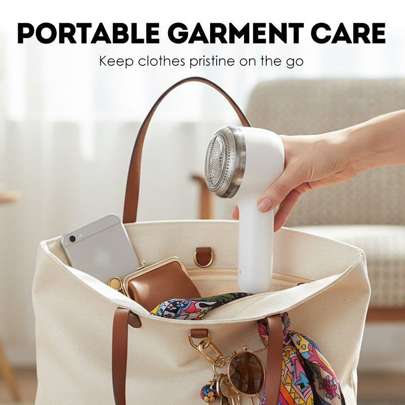 Appareil lectrique portable pour enlever les peluches des vtements