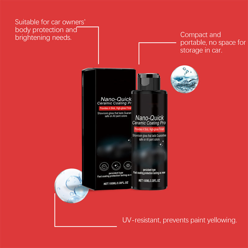 2 achets 1 offert spray lustrant nano cramique hydrophobe haute brillance protection longue dure sans trace